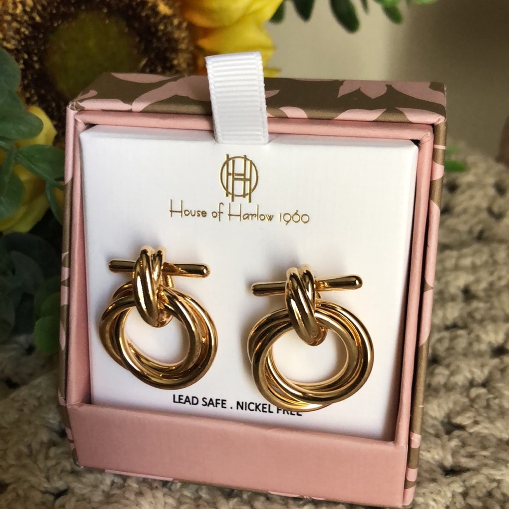 House of Harlow Gold tone Earrings